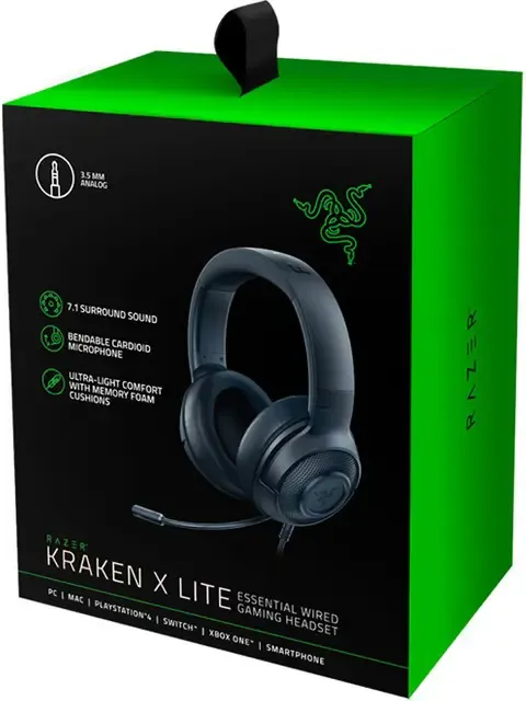 Kraken X Lite 7.1 Surround Mikrofonlu Kablolu Gaming Kulaklık RZ04-02950100-R381